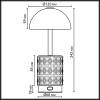 Настольная лампа светодиодная аккумуляторная Odeon Light Exclusive Lulu 5453/3TL фото 2