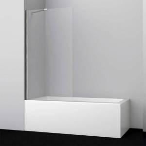 Шторка на ванну Wasserkraft Spree 14P01-80 профиль никель, стекло прозрачное, 80x140
