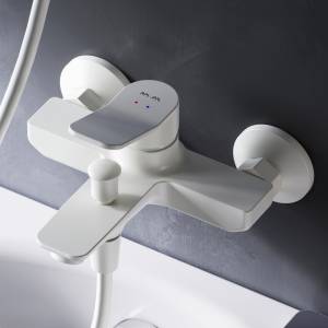 Смеситель для ванны и душа AM.PM X-Joy F85A10033 белый, шт.