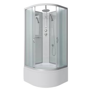 Душевая кабина Niagara Classic NG-2307-14BKT (800x800x2100-2400) с высоким поддоном (40см)