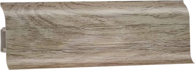 Плинтус пластиковый Decoplast 5805 Дуб Виктория Полуматовый 2200x58x22