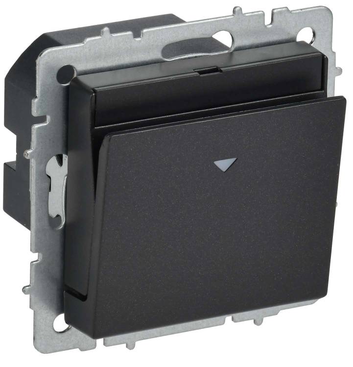 Выключатель карточный IEK Brite BR-V11-0-10-K02 черный