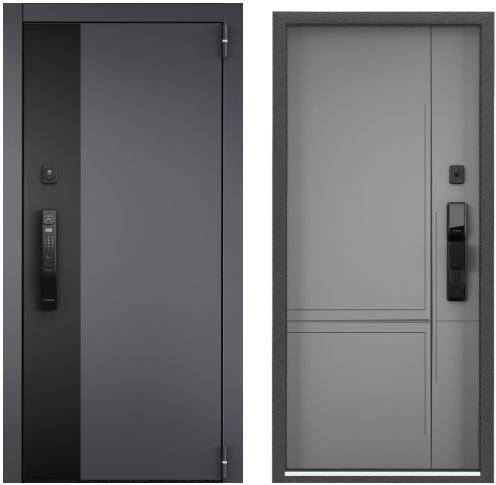 Входная стальная дверь Torex CYBER PRO PP 3611601 ПВХ Оскуро/ПВХ Гриджио 2000x880