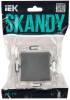 Выключатель 1-клавишный IEK Skandy SK-V10-1-10-K03 серый фото 6