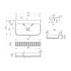 Раковина Vincea Solid Surface VWB-6SG75MW из искусственного камня, 750x460x120, подвесная, цвет белый матовый фото 5