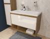 Тумба с раковиной Эстет Monaco Wood ФР-00010685 подвесной, 1 ящик, 62x91