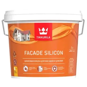 Краска фасадная Tikkivala Facade Silicon глубокоматовая база C 5 л