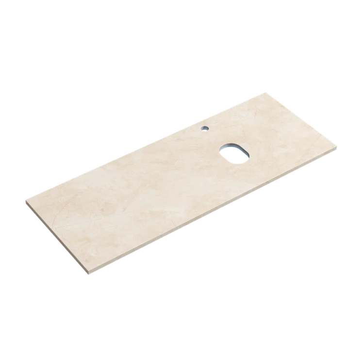 Столешница Sancos TT120A2XR с отверстием под смеситель, Kreman, 120x46