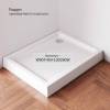 Душевой уголок Am.Pm Gem W90G-403-100280-BT профиль черный матовый, стекло прозрачное, 100x80 фото 10