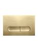 Кнопка смыва Cezares Liner LINER-BTN-BORO брашированное золото