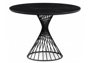 Стол Notta Вивиен 612879 черный мрамор shakespeare black, черный 90x90x75