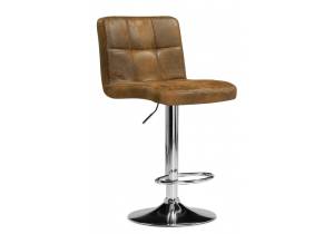 Стул барный Woodville Paskal 15825 brown, chrome