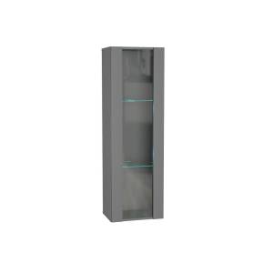 Шкаф навесной НК-Мебель Point тип-21 00-00162871 серый графит