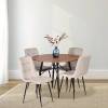Стул Tetchair Chilly (mod. JSC-220) 21497 велюр/металл, light grey (светло-серый) HLR14/черный фото 11