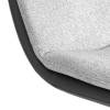 Кресло Tetchair Oslo 25480 VT shape silver, графит велюр, букле, экокожа фото 7