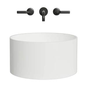 Раковина Salini Armonia 130412G 45 см, белая глянцевая