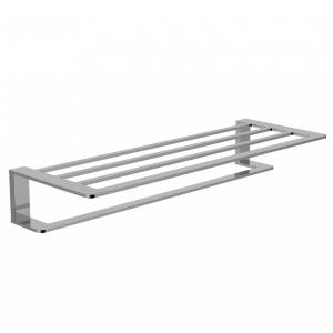 Полотенцедержатель Wonzon & Woghand WW-V2901-CR с полкой, хром