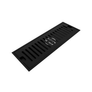 Душевой трап Teymi Helmi T90326 решетка черная, 10x30 см