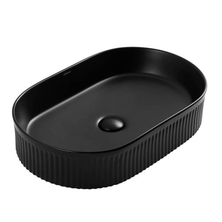 Раковина Abber Bequem AC2116MB 58 см, черная матовая