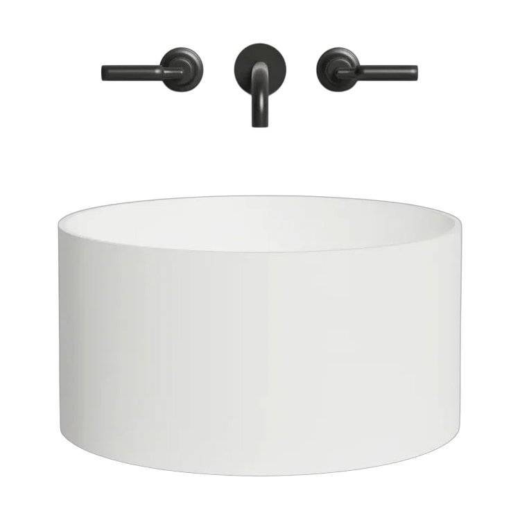 Раковина Salini Armonia 130412G 45 см, белая глянцевая