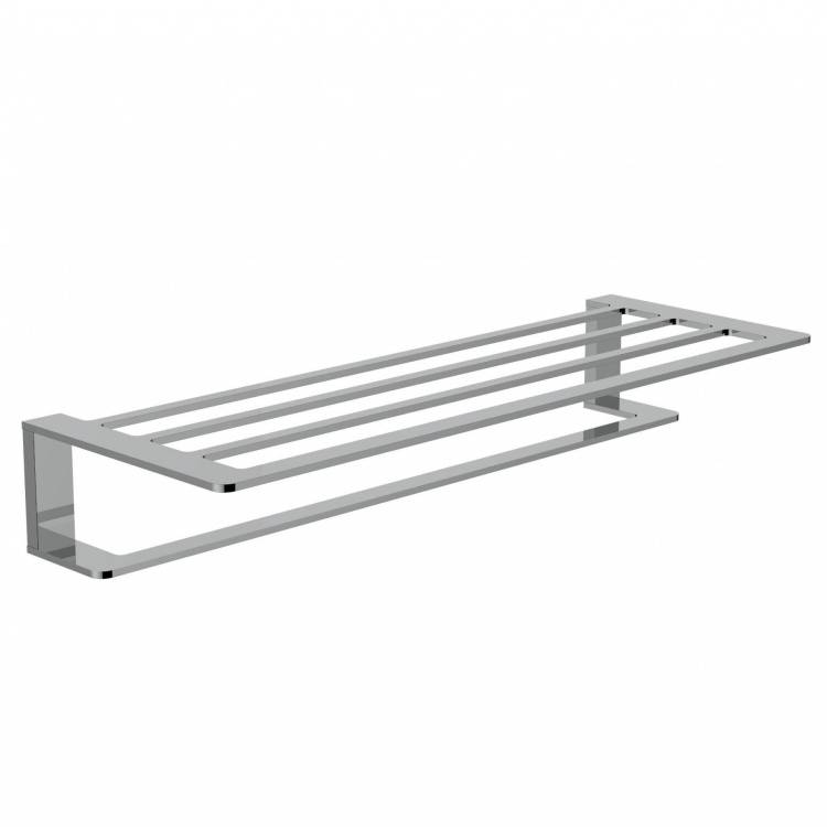 Полотенцедержатель Wonzon & Woghand WW-V2901-CR с полкой, хром