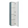 Шкаф-пенал BelBagno KRAFT-1600-1A-SC-AO Голубой матовый, 33x160 фото 3