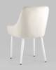 Кресло Stool Group Диана MC101-2 KD HLR-2 велюр кремовый (ножки белые) фото 4
