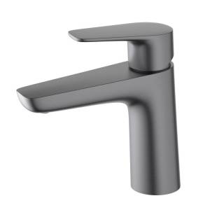 Смеситель для раковины Aquatek Бетта 98 AQ1110BGM черный хром шлифованный