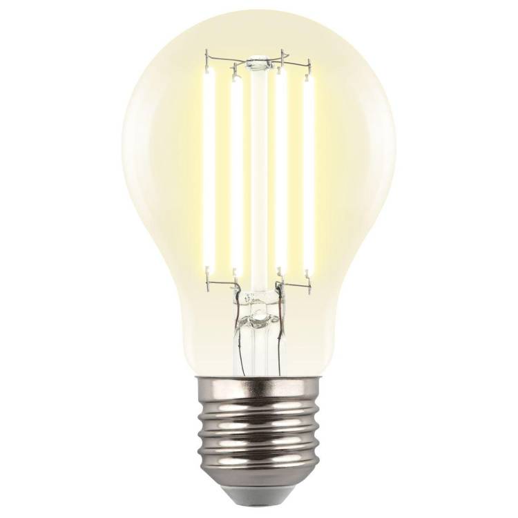 Лампа светодиодная Uniel E27 7W 3000K прозрачная LED-A60-7W/3000K/E27/CL GLY01TR