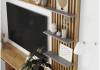 Стенка в гостиную Woodville Хадали НМ-001 580253 дуб крафт золотой, серый шифер фото 2