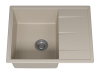Мойка кухонная Misty Титан TIT-65х51-02 бежевый, 65x51 фото 5