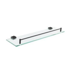 Полка Rose RG1719H стеклянная, черный