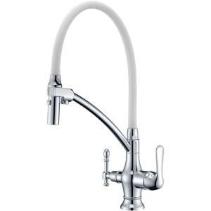 Смеситель для кухни Zorg Sanitary ZR 347-8 YF с гибким изливом