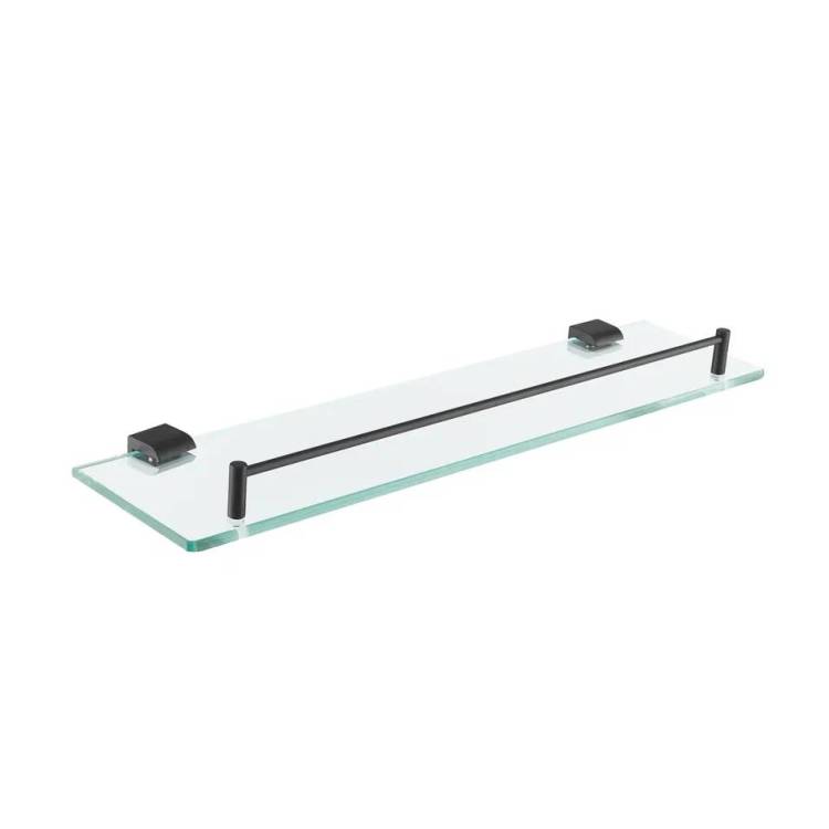 Полка Rose RG1719H стеклянная, черный