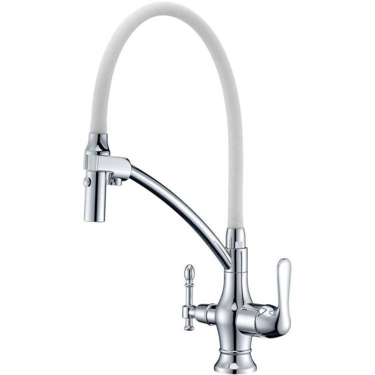 Смеситель для кухни Zorg Sanitary ZR 347-8 YF с гибким изливом