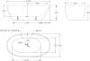 Акриловая ванна BelBagno BB80-1700 170x80 фото 4