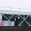 Штора для ванной Iddis Base BB02P18i11 полиэстер, 200x180, черный, белый фото 6