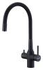 Смеситель для кухни Paulmark Salix Sa213419-AN с гибким изливом, антрацит
