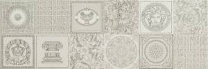 Декор Versace Gold G0068890 Decorato Bianco Patchwork Platino mix 25x75