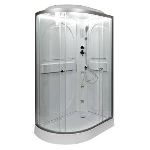 Душевая кабина AvaCan L602RLED+GM с подсветкой и гидромассажем, 120x80x215
