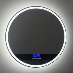 Зеркало круглое BelBagno SPC-RNG-700-LED-TCH-RAD с bluetooth, термометром и радио