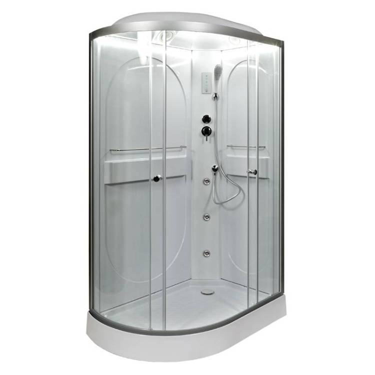 Душевая кабина AvaCan L602RLED+GM с подсветкой и гидромассажем, 120x80x215