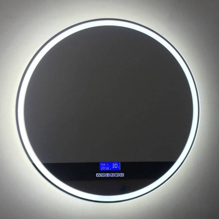 Зеркало круглое BelBagno SPC-RNG-700-LED-TCH-RAD с bluetooth, термометром и радио