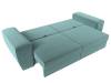 Прямой диван Лига Диванов Лига-008 118562 бирюзовый, бежевый фото 8