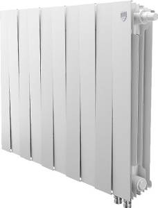 Радиатор биметаллический Royal Thermo Piano Forte 500 VDR bianco traffico, 10 секций, белый
