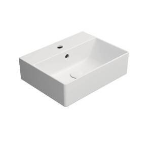 Раковина GSI Kube X 9485109 45 см, белая матовая