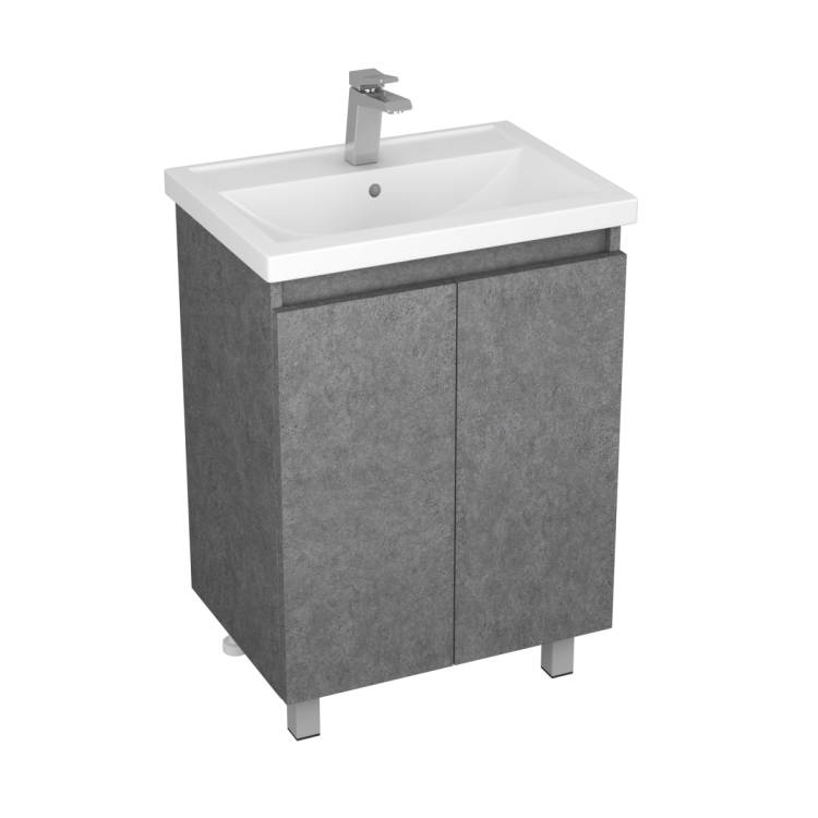 Тумба под раковину Uncoria Моро 60 56076 темный камень