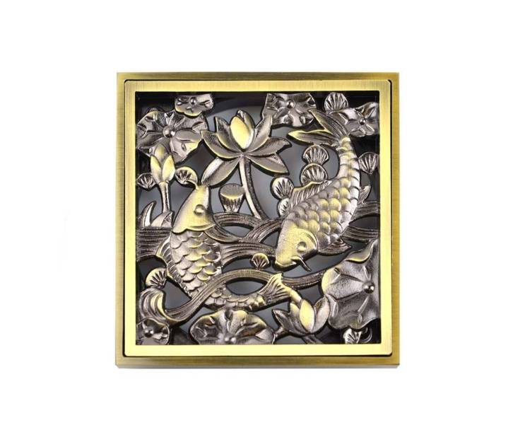 Решетка Bronze de Luxe 21980 рыбы