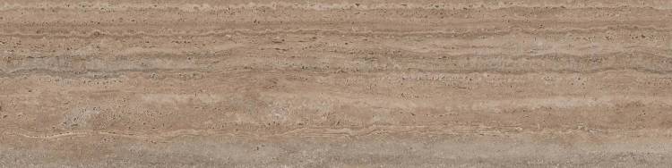 Ступень Kerama Marazzi Про Травертин KM6012G0981RGCF клееная коричневый светлый матовый обрезной 33x119.5