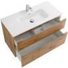 Тумба под раковину Belbagno Etna H-60 ETNA-H60-1000-2C-SO-RN-P 100x45x60 Rovere Nature подвесная с двумя выкатными ящиками, с доводчиками фото 6